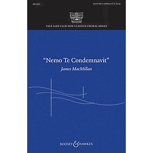 Boosey and Hawkes Nemo te condemnavit SATB a cappella composed by James MacMillan