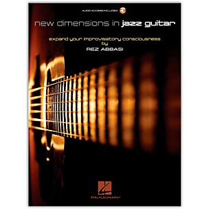 Hal Leonard New Dimensions in Jazz Guitar Guitar Book/Audio Online Written by Rez Abbasi