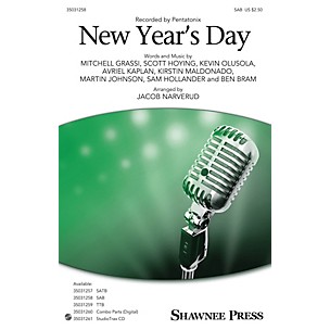 Hal Leonard New Year's Day SAB by Pentatonix arranged by Jacob Narverud