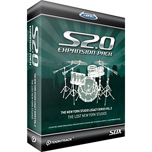 Toontrack New York Studio Legacy Series Vol.2 SDX Sample Collection for Superior Drummer 2.0