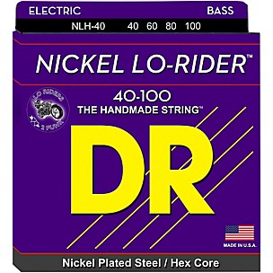 DR Strings Nickel Light Lo-Riders 4-String Bass Strings