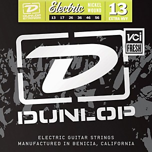 Dunlop Nickel Plated Steel Electric Guitar Strings - Extra Heavy