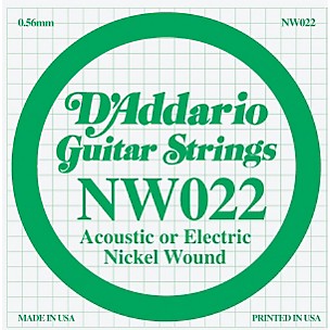 D'Addario Nickel Wound Single String