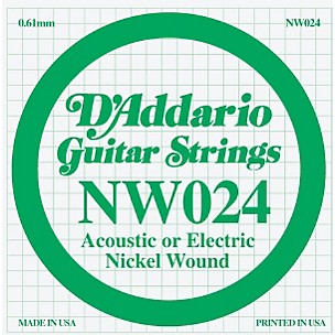 D'Addario Nickel Wound Single String