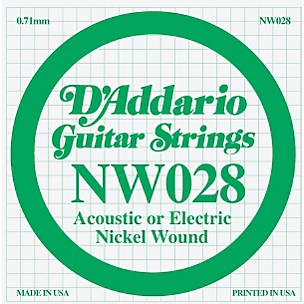 D'Addario Nickel Wound Single String