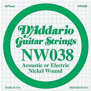 D'Addario Nickel Wound Single String