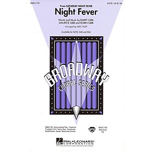 Hal Leonard Night Fever (from Saturday Night Fever) Combo Parts by Bee Gees Arranged by Mac Huff