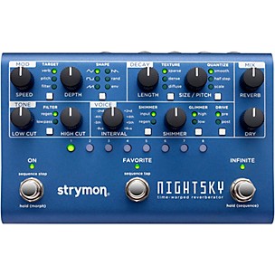 Strymon NightSky Time-Warped Reverberator Effects Pedal