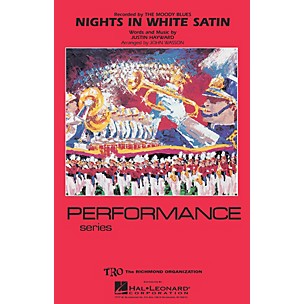 Hal Leonard Nights in White Satin Marching Band Level 4 Arranged by John Wasson