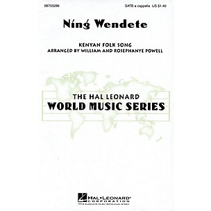 Hal Leonard Ning Wendete SATB DV A Cappella arranged by William Powell