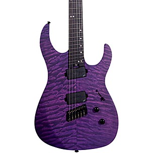 Legator Ninja 6 String Multi-Scale Super Shred Series Quilted Maple Electric Guitar