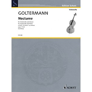 Schott Nocturne in A minor, Op. 115/3 (Violoncello and Piano) String Series Softcover
