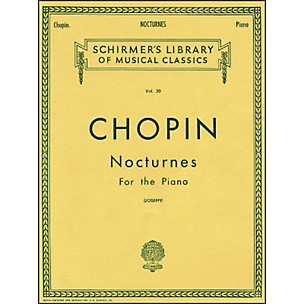 G. Schirmer Nocturnes for Piano Vol 30 By Chopin