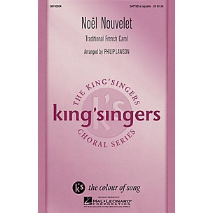 Hal Leonard Noël Nouvelet SATTBB A Cappella arranged by Philip Lawson