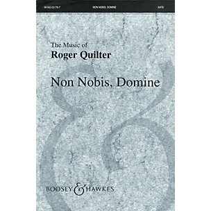 Boosey and Hawkes Non Nobis, Domine SATB composed by Roger Quilter