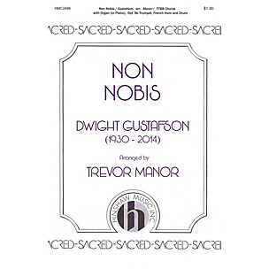 Hinshaw Music Non Nobis TTBB arranged by Trevor Manor