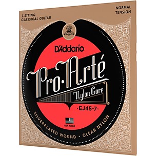 D'Addario Normal Tension Pro-Arte Nylon 7-String Classical Guitar Strings