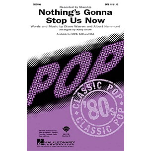 Hal Leonard Nothing's Gonna Stop Us Now Combo Parts by Starship Arranged by Kirby Shaw