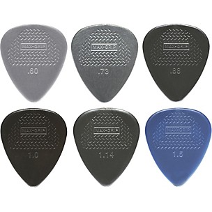 Dunlop Nylon Max Grip Guitar Picks - 12-Pack