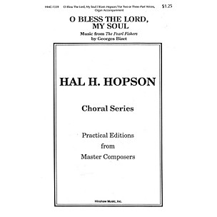 Hinshaw Music O Bless the Lord, My Soul 2-Part arranged by Hal Hopson