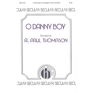 Hinshaw Music O Danny Boy SATB arranged by Thompson