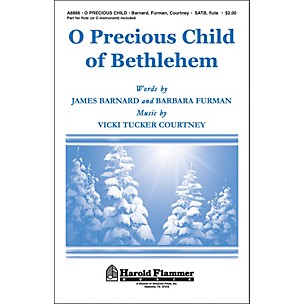 Hal Leonard O Precious Child Of Bethlehem SATB With Flute