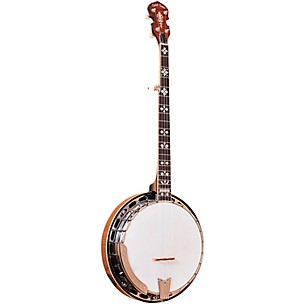 Gold Tone OB-250+/L Left-Handed Orange Blossom Banjo With JLS #12 Tone Ring and Case