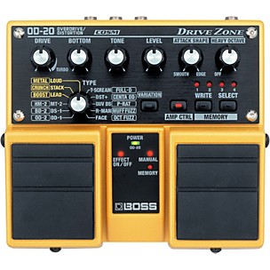 Boss OD-20 Drive Zone Twin Pedal w/COSM