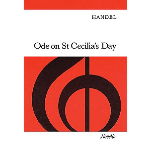 Novello Ode on St. Cecilia's Day (Vocal Score) SATB Composed by George Frideric Handel