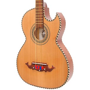 Paracho Elite Guitars Odessa-P 10 String Acoustic-Electric Bajo Quinto