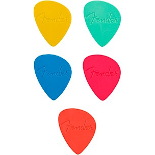 Fender Offset Guitar Picks - Multicolor