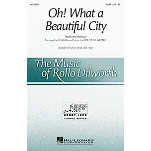 Hal Leonard Oh! What a Beautiful City SSAA arranged by Rollo Dilworth