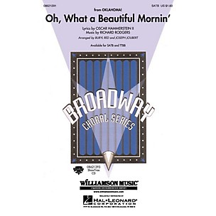 Hal Leonard Oh What a Beautiful Mornin' (from Oklahoma!) TTBB Arranged by Buryl Red