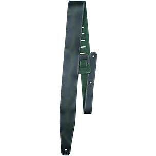 Perri's Oil Leather Guitar Strap With Contrast Stitching