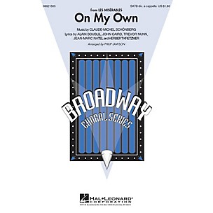 Hal Leonard On My Own (from Les Misérables) SATB DV A Cappella arranged by Philip Lawson