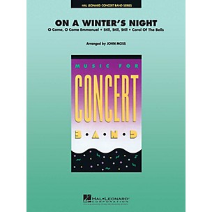 Hal Leonard On a Winter's Night Concert Band Level 4-5 Arranged by John Moss