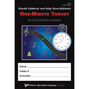 KJOS One Minute Theory Student Edition