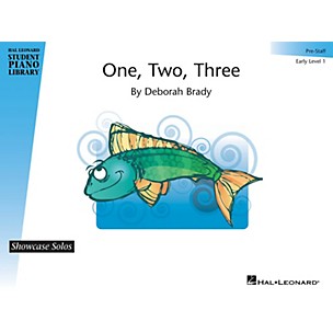 Hal Leonard One, Two, Three Piano Library Series by Deborah Brady (Level Early Elem (Pre-Staff))