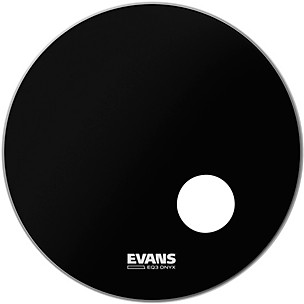 Evans Onyx Resonant Bass Drum Head