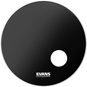 Evans Onyx Resonant Bass Drum Head