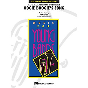 Hal Leonard Oogie Boogie's Song (from The Nightmare Before Christmas) - Young Concert Band Level 3 by Michael Brown