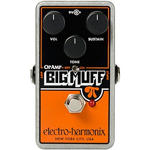 Electro-Harmonix Op-Amp Big Muff Pi Fuzz Guitar Effects Pedal -