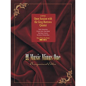 Music Minus One Open Session with the Greg Burrows Quintet Music Minus One Series Softcover with CD by Greg Burrows