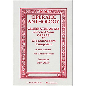 G. Schirmer Operatic Anthology Vol 2 Piano Celebrated Arias Mezzo Soprano