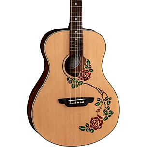 Luna Guitars Oracle Rose Folk Acoustic-Electric Guitar