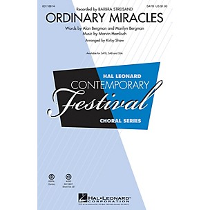 Hal Leonard Ordinary Miracles (SSA) SSA by Barbara Streisand Arranged by Kirby Shaw