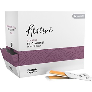 D'Addario Woodwinds Organic Reserve Classic Bb Clarinet Reeds