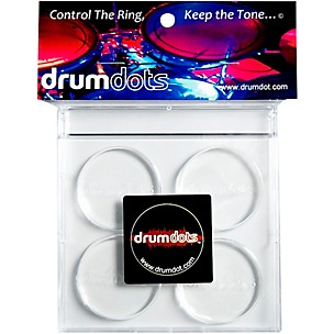 drumdots Original Drum Dampeners, 4-Pack