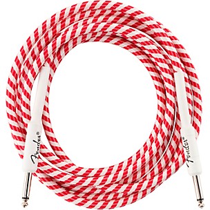 Fender Original Series Straight to Straight Limited-Edition Candy Cane Cable