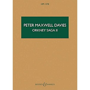 Boosey and Hawkes Orkney Saga II Boosey & Hawkes Scores/Books Series Softcover Composed by Peter Maxwell Davies